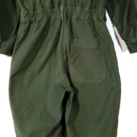 CITIZENS OF HUMANITY Marta Utility Jumpsuit Workwear Coverall Minimal Cargo Army - Picture 10 of 14